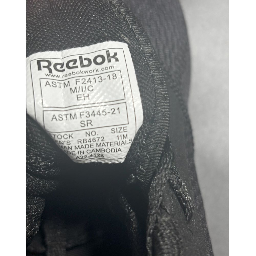 Reebok NIB Men's Astroride Strike Athletic Work Shoes in‎ Black Size 11M. - Picture 6 of 7